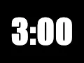 3 MINUTE TIMER LOUD ALARM