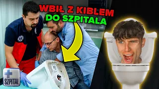 SZPITAL *wsadził rękę do kibla (utknęła xd)*