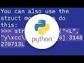 How to convert a string of bytes into an int
