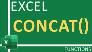 How To use Excel Concat Function Tutorial - An Excel Tutorial for everyone