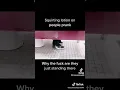 Download Lagu guy squirts lotion on people's shoes