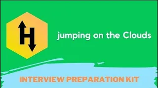 HackerRank jumping on the Clouds problem solution in Python Programming Interview Preparation Kit