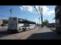 NYC Bus Eltingville Transit Ctr bound X3-45 2593 SIM5 at Midland Blvd