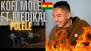 kofi mole pulele ft medikal official music video american reaction ghana drill rap 