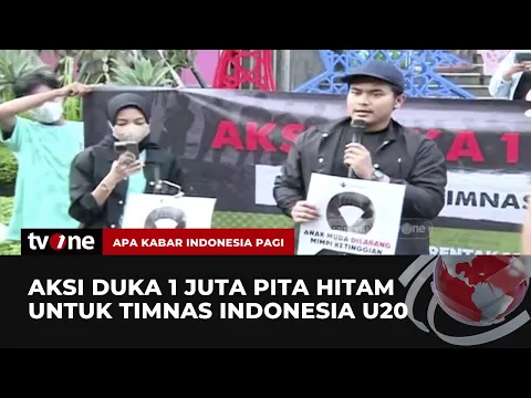Sekelompok Pemuda Gelar Aksi Satu Juta Pita, Protes Pembatalan Piala Dunia U-20