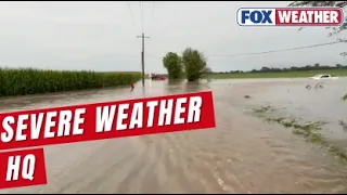 Heightened Flash Flood Risks Expands Across Midwest Amid Days Of Heavy Rain Severe Weather