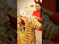 Giant Christmas reindeer craft