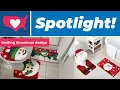 Festive Bathroom Makeover Santa Snowman Rug Sets that Bring Holiday Cheer