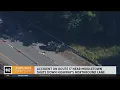 Route 17 northbound lane closed for crash