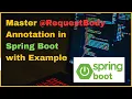 Spring Boot RequestBody Explained with Example REST API Tutorial for Beginners