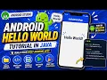 ANDROID - HELLO WORLD TUTORIAL IN JAVA
