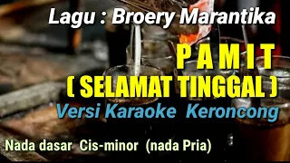 Download PAMIT (SELAMAT TINGGAL) BROERY MARANTIKA VERSI KARAOKE KERONCONG MP3