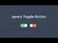 Animated Toggle jQuery Button Using HTML CSS JQUERY