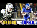 MISSISSIPPI HIGH SCHOOL FOOTBALL A BIG COMEBACK TO WIN NORTH HALF OXFORD VS TUPELO