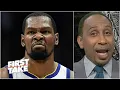 Stephen A is in awe of Kevin Durant s playoff stats First Take