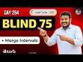 Leetcode 56 Merge Intervals in Telugu Sorting Merging Approach Python DSA SRKCodes