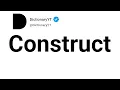 Construct Synonyms Thesaurus Similar Words