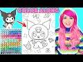 Color Kuromi Along With Me COLOR ALONG WITH KIMMI