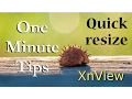 One minute tips - Quick resize