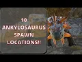 ARK Lost Island 10 Ankylosaurus Spawn locations