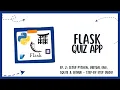 Flask Quiz App - Ep 2 Setup Python Virtual Env SQLite GitHub