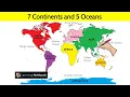 World Seven Continents and Five Oceans