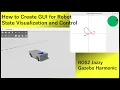 How to Create GUI for Robot State Visualization and Control Gazebo Harmonic ROS2 Jazzy and pyqt