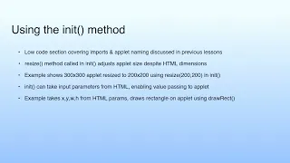 Medium Summary Lecture 05 Java Applet Programming