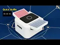 CrazyOwl Automatic Card Shuffler Demo Fast Quiet Rechargeable