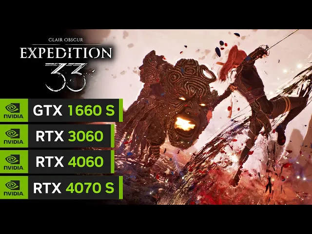 Clair Obscur Expedition 33 | GTX 1660 SUPER, RTX 3060, RTX 4060, RTX 4070 SUPER #pcgamepasspartner
