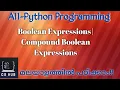 Boolean Expressions Compound Boolean Expressions Python Programming Malayalam