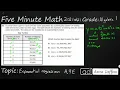 Algebra 1 STAAR Practice Exponential Regression A 9E -