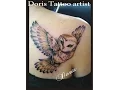 Barn Owl tattoo Doris Aluf