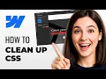 How To Clean Up Css Classes In Webflow
