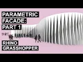 Parametric Facade in Rhino Grasshopper Part 1 Beginner Tutorial