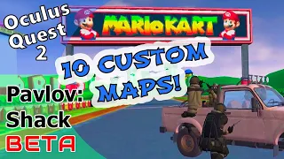 10 Custom Pavlov Shack Beta MAPS in 10 Minutes - Oculus Quest 2 App Lab Build 24