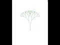 Fractal Tree Python graphics with Turtle