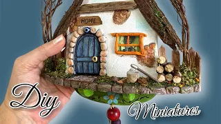 Crafting Miniature Chalet Step By Step / Easy Craft Ideas to Do at Home
