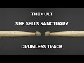 Download Lagu The Cult - She Sells Sanctuary (drumless)