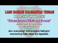 Download Lagu KARAOKE MAMANGUN MAHAGA LEWU | LAGU DAERAH KALIMANTAN TENGAH || Cipt. BOBBY TARUNG