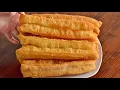 Download Lagu Nggak Bosen- Bosen Mengulangi Resep Ini | Cakwe TANPA RAGI Dan TELUR | Roti Tongkat Goreng China