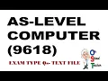 Text File - Computer Science