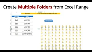 VBA Create Multiple Folders from Excel Range
