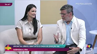 Joinville recebe espetáculo ‘Natal da Harmonia’ com emoção e arte ao vivo