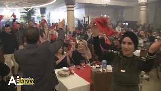 حفلة راس السنة  مطعم الكاردنز الفنان علاء الجلاد      يا ام المحرمة دندنها
