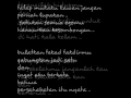 Download Lagu Remember Of Today - Kaulah segalanya lirik