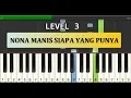 lagu piano nona manis siapa yang punya - tutorial grade 3 - lagu daerah
