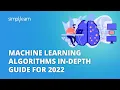 Machine Learning Algorithms In-Depth Guide For 2022 ML Algorithms Explained Simplilearn