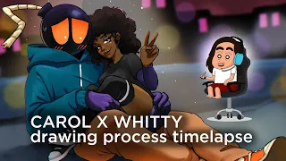 friday night funkin but its anime carol x whitty