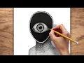 How To Draw Analog Horror The Boiled One Scary Things Easy